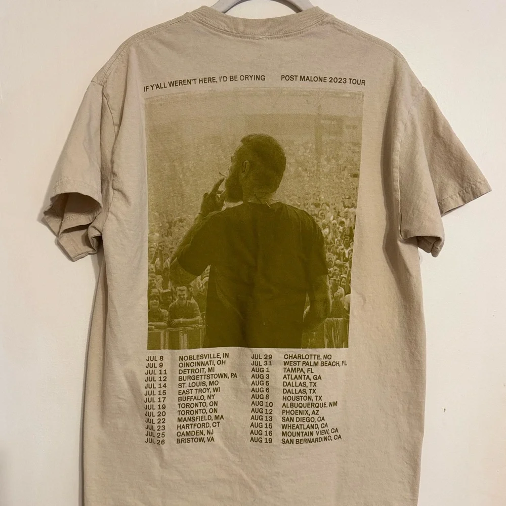 Austin Post Malone 2023 Tour T-Shirt - Picture 2 of 4